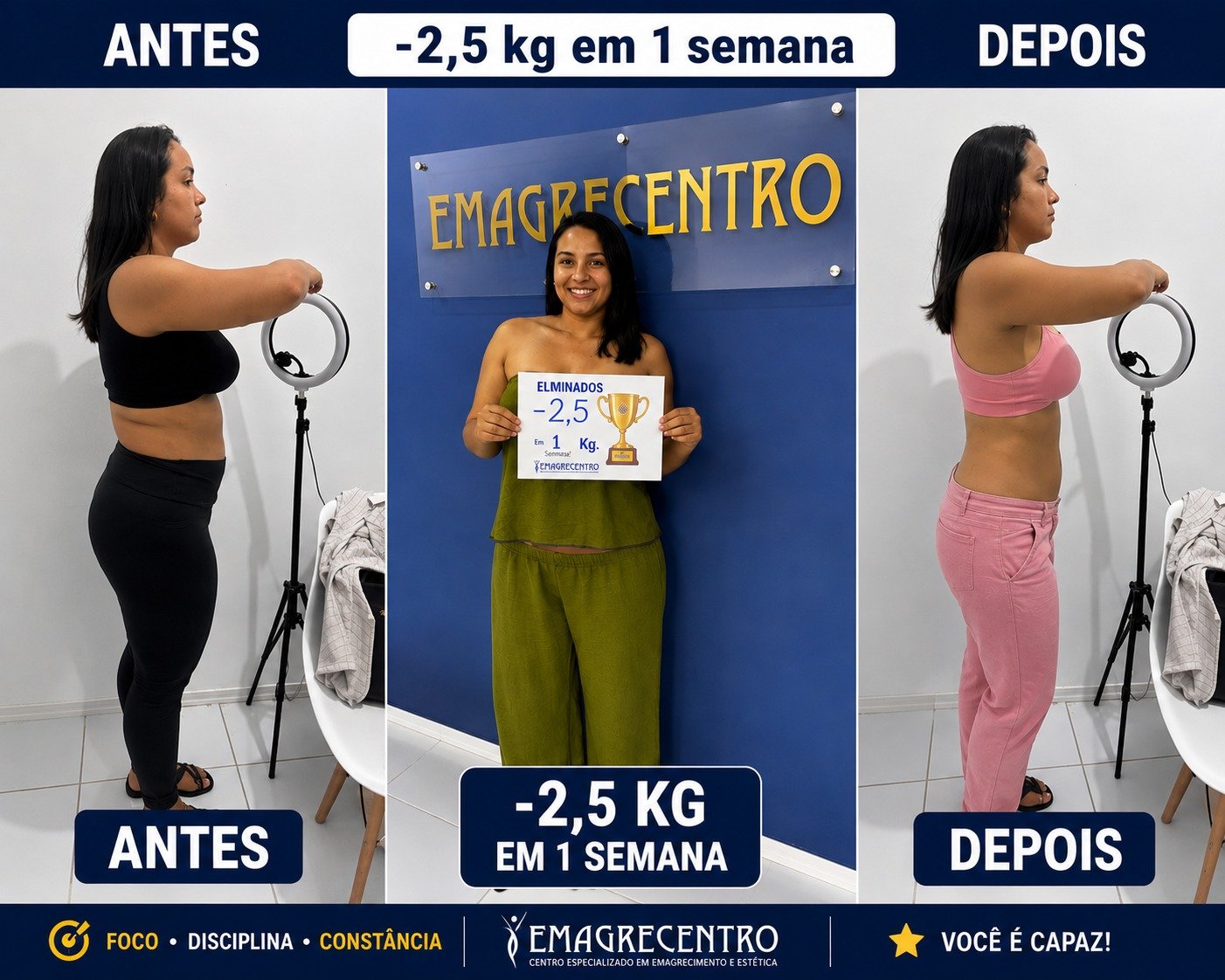 Resultado real Emagrecentro 2